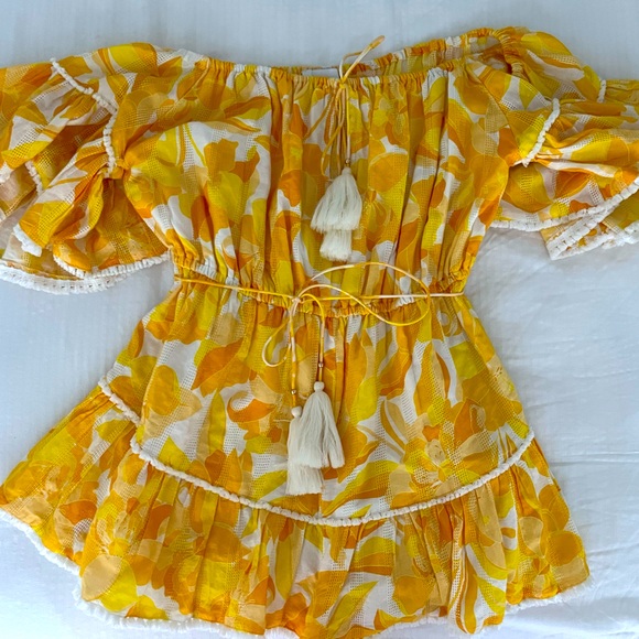 Significant Other Isla Yellow Romper, Size 4 - Picture 5 of 10